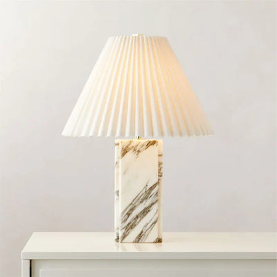 Luxury Marble Table Lamp For Modern Minimalist Home Lighting - OpalDwell