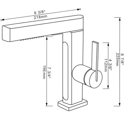 Alyra Single-Hole Pull-Out Faucet With Temperature Readout | OpalDwell OpalDwell