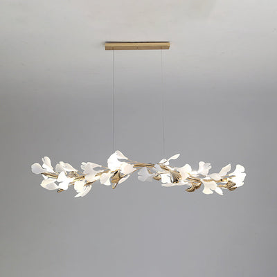 CeraLuxe Ceramic Chandelier with 8 Warm LEDs for Interiors OpalDwell