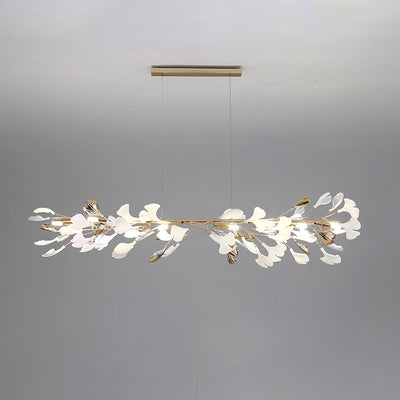 CeraLuxe Ceramic Chandelier with 8 Warm LEDs for Interiors OpalDwell