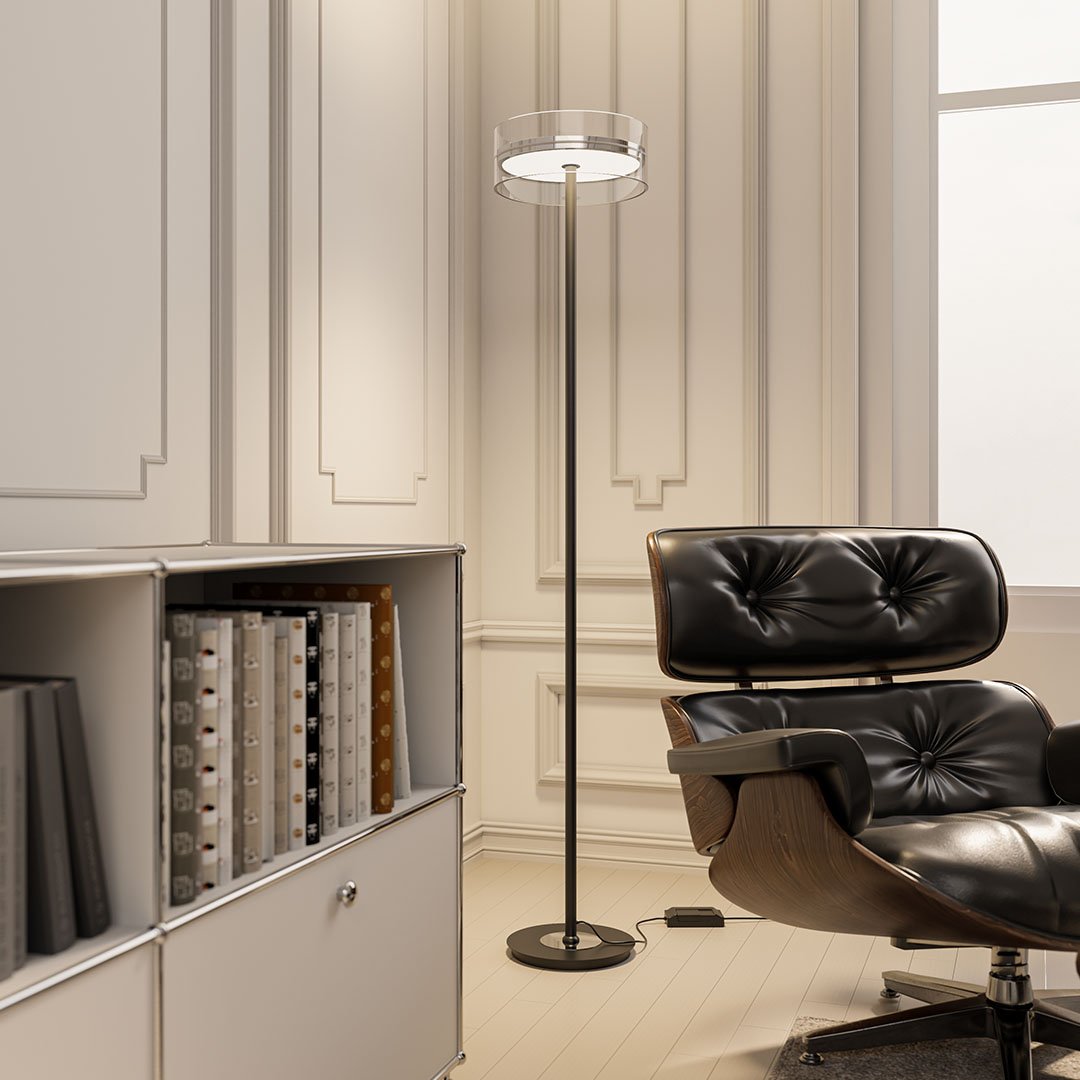 AureaLume Wall Lamp | Contemporary Glass & Metal Lighting - OpalDwell