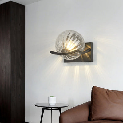 NovaLuxe Glass LED Wall Lamp for Modern Living Rooms - OpalDwell