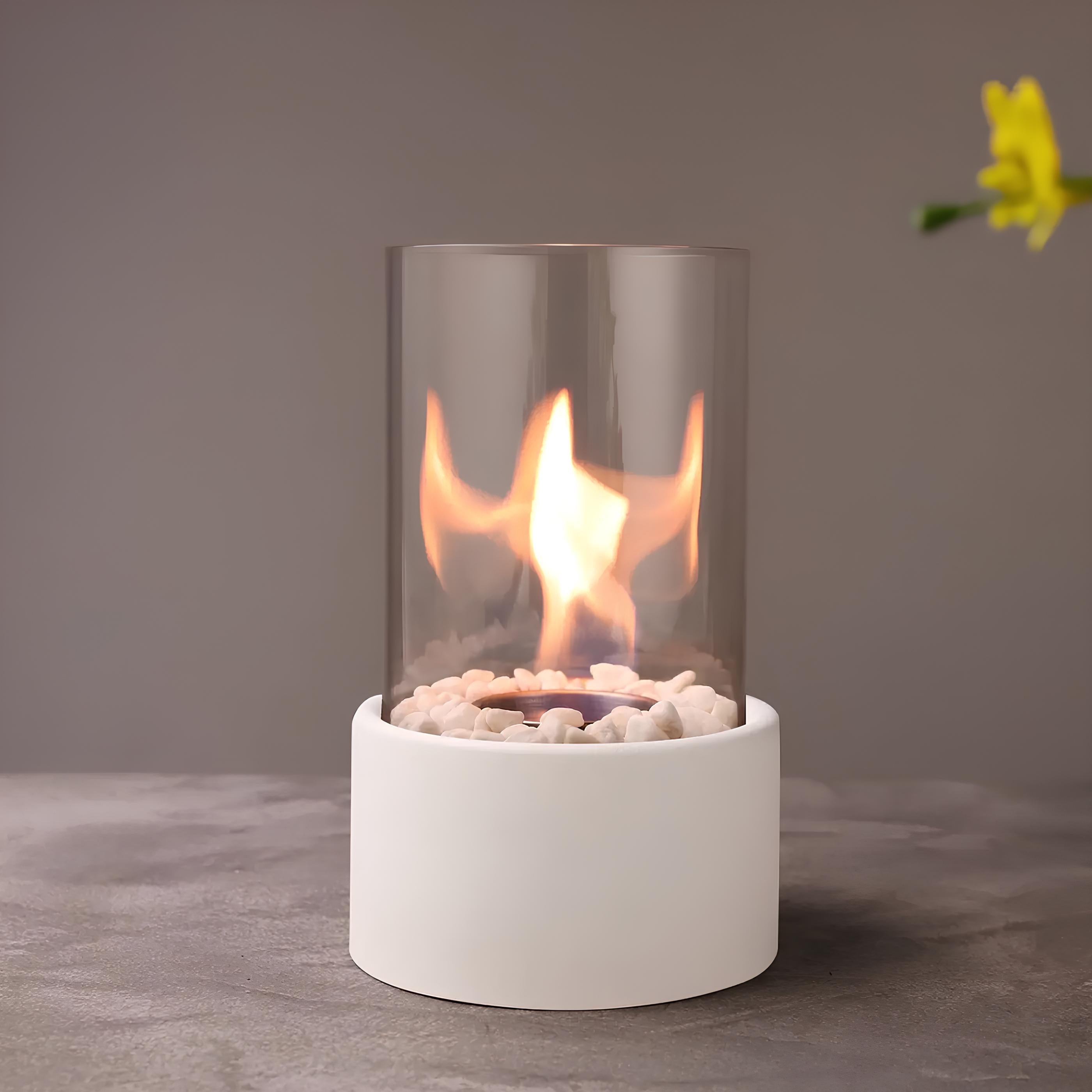 Classic Oil Lamp with Open Flame - Lumora | OpalDwell - OpalDwell