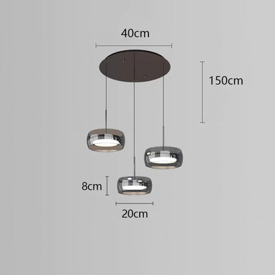 Vellin | Clear Glass Pendant Light - OpalDwell