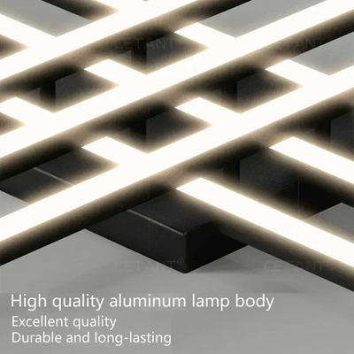 AuroraArc LED Ceiling Light With Soft Glow Energy Saving 30 40 50 cm Diameters - OpalDwell
