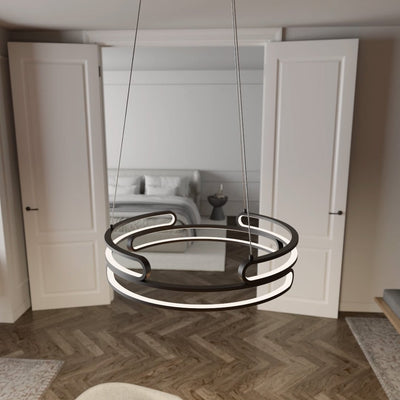 Quorra Steel Pendant Lamp Industrial LED Lighting Series - OpalDwell
