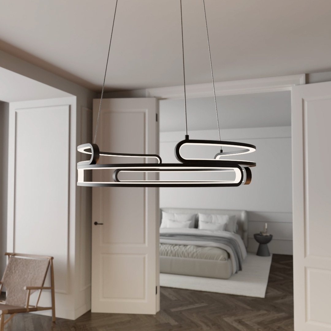 Quorra Steel Pendant Lamp Industrial LED Lighting Series - OpalDwell