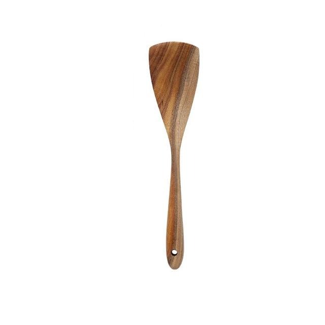 Hearthwood Teak Kitchen Utensils Set | OpalDwell - OpalDwell