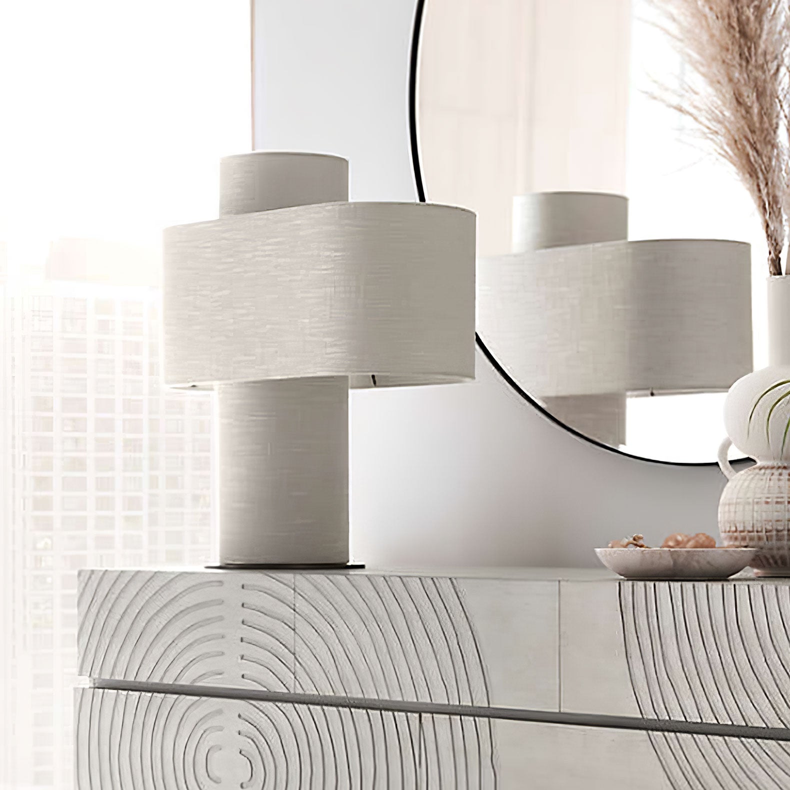 Aurelia Glow Table Lamp with Gentle Ambient Warm Light - OpalDwell