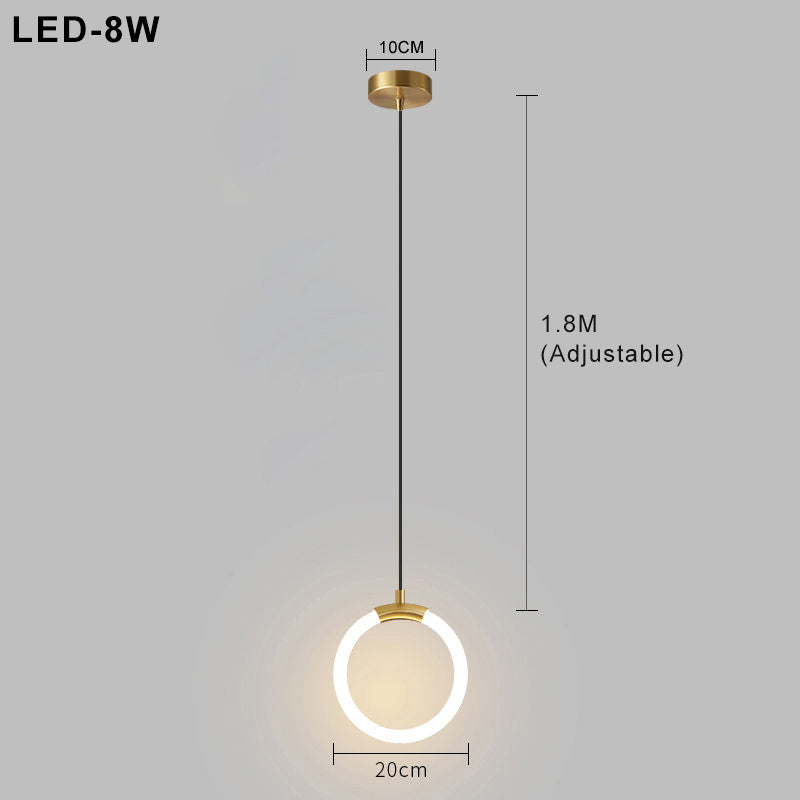 Nordic Minimal Pendant Lamp With Elegant Design Elements - OpalDwell