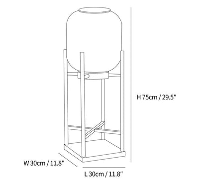 LumaSpry Outdoor Solar Lamp Stainless Steel and Glass - OpalDwell