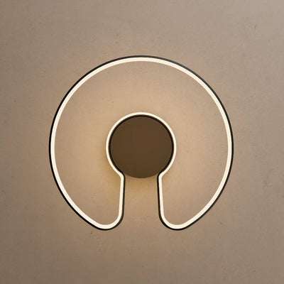AuroraHalo Dimmable LED Ceiling Ring Light Modern Living - OpalDwell